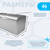 Алюминиевый топливный бак на 300 литров (700х700х680)