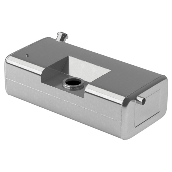 Алюминиевый бак IVECO Daily (аналог увеличенной ёмкости) с утопленным фланцем 150 литров